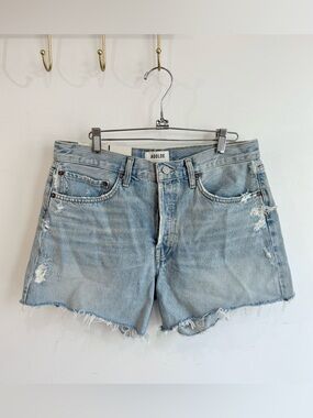 Agolde Parker Long Shorts In Parade